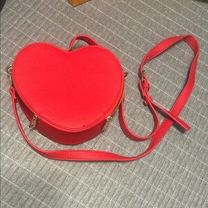 Vibrant Heart-Shaped Crossbody Bag